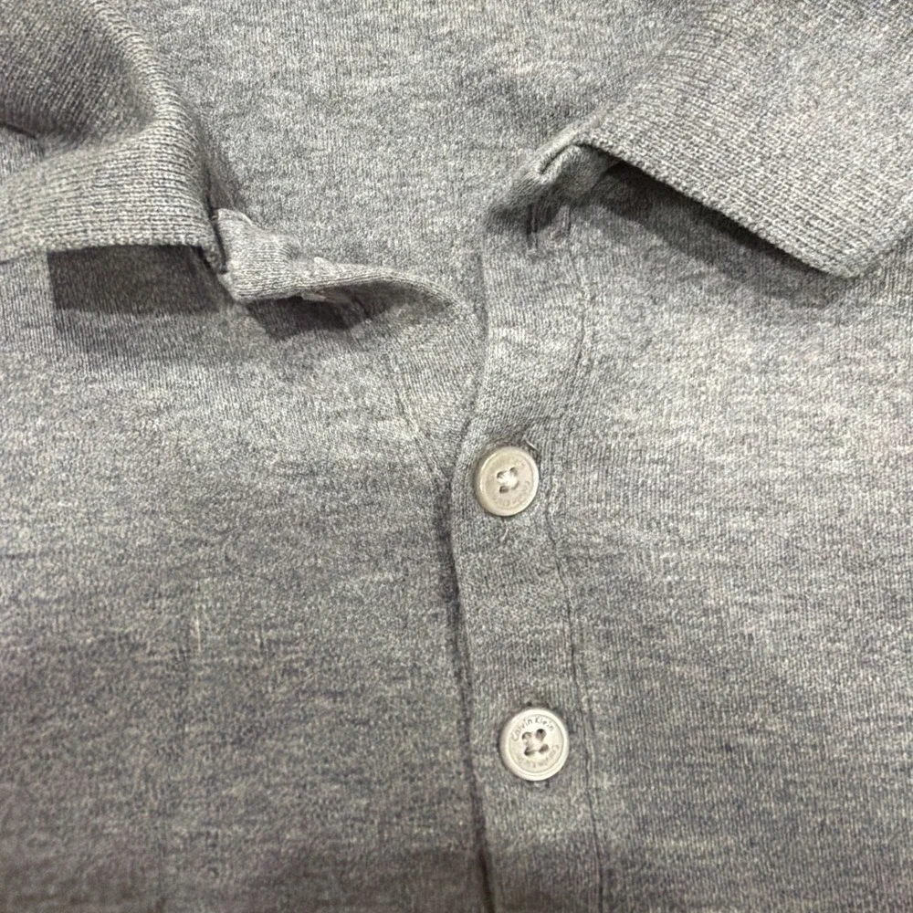 Men's Calvin Klein Polo Collared Shirt XXL Gray